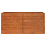 NNEVL Garden Raised Bed Rusty 160x80x77 cm Corten Steel