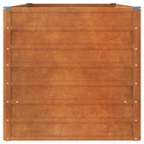 NNEVL Garden Raised Bed Rusty 160x80x77 cm Corten Steel