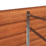 NNEVL Garden Raised Bed Rusty 160x80x77 cm Corten Steel