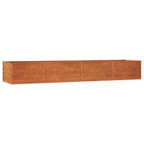 NNEVL Garden Raised Bed Rusty 320x80x45 cm Corten Steel