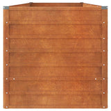 NNEVL Garden Raised Bed Rusty 320x80x77 cm Corten Steel