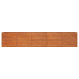 NNEVL Garden Raised Bed Rusty 400x80x77 cm Corten Steel