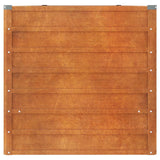 NNEVL Garden Raised Bed Rusty 400x80x77 cm Corten Steel