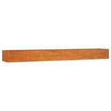 NNEVL Garden Raised Bed Rusty 480x80x45 cm Corten Steel