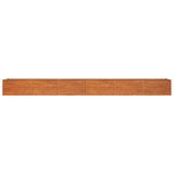 NNEVL Garden Raised Bed Rusty 480x80x45 cm Corten Steel