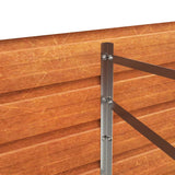 NNEVL Garden Raised Bed Rusty 480x80x45 cm Corten Steel