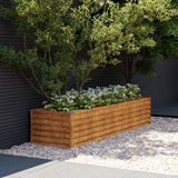 NNEVL Garden Raised Bed 194x50x36 cm Corten Steel