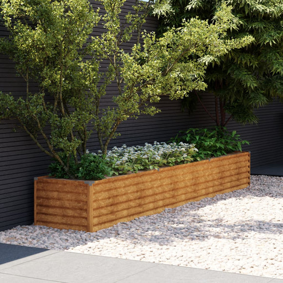 NNEVL Garden Raised Bed 291x50x36 cm Corten Steel