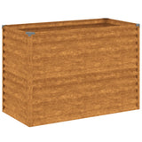 NNEVL Garden Raised Bed 100x50x69 cm Corten Steel