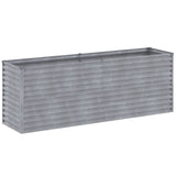 NNEVL Garden Raised Bed 196x50x69 cm Corten Steel