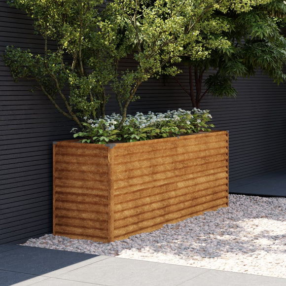 NNEVL Garden Raised Bed 196x50x69 cm Corten Steel