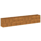 NNEVL Garden Raised Bed 385x50x69 cm Corten Steel