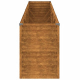 NNEVL Garden Raised Bed 385x50x69 cm Corten Steel