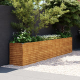 NNEVL Garden Raised Bed 385x50x69 cm Corten Steel