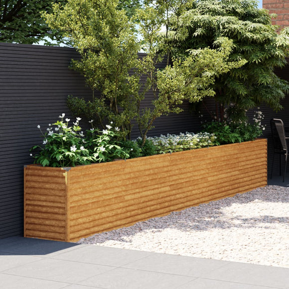 NNEVL Garden Raised Bed 482x50x69 cm Corten Steel