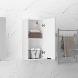 NNEVL Wall-mounted Bathroom Cabinet White 32x20x67 cm