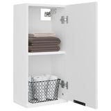 NNEVL Wall-mounted Bathroom Cabinet White 32x20x67 cm