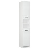 NNEVL Bathroom Cabinet White 32x34x188.5 cm Engineered Wood