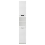 NNEVL Bathroom Cabinet White 32x34x188.5 cm Engineered Wood
