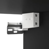 NNEVL Hanging Wall Cabinet Black 34.5x34x90 cm Engineered Wood
