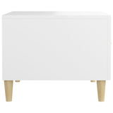 NNEVL Coffee Tables 2 pcs White 50x50x40 cm Engineered Wood
