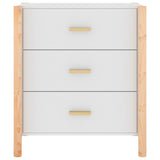 NNEVL Sideboard White 62x38x70 cm Engineered Wood