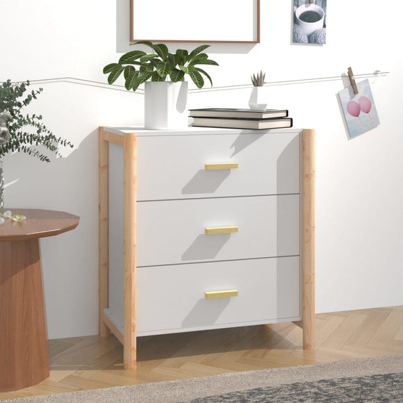NNEVL Sideboard White 62x38x70 cm Engineered Wood