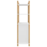 NNEVL Highboard White 60x40x141 cm Engineered Wood