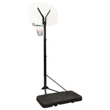 NNEVL Basketball Stand White 258-363 cm Polyethene