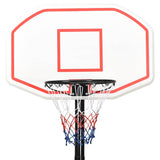 NNEVL Basketball Stand White 258-363 cm Polyethene