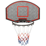 NNEVL Basketball Backboard Black 71x45x2 cm Polyethene