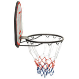 NNEVL Basketball Backboard Black 71x45x2 cm Polyethene
