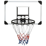 NNEVL Basketball Backboard Transparent 71x45x2.5 cm Polycarbonate