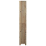 NNEVL 7-Tier Bookcase 80x30x200 cm Solid Wood Acacia