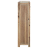 NNEVL 4-Tier Bookcase 80x30x110 cm Solid Wood Acacia