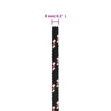 NNEVL Boat Rope Black 8 mm 25 m Polypropylene