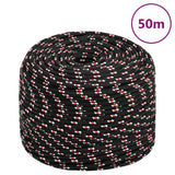 NNEVL Boat Rope Black 8 mm 50 m Polypropylene