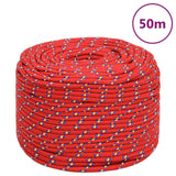 NNEVL Boat Rope Red 8 mm 50 m Polypropylene