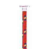NNEVL Boat Rope Red 12 mm 100 m Polypropylene