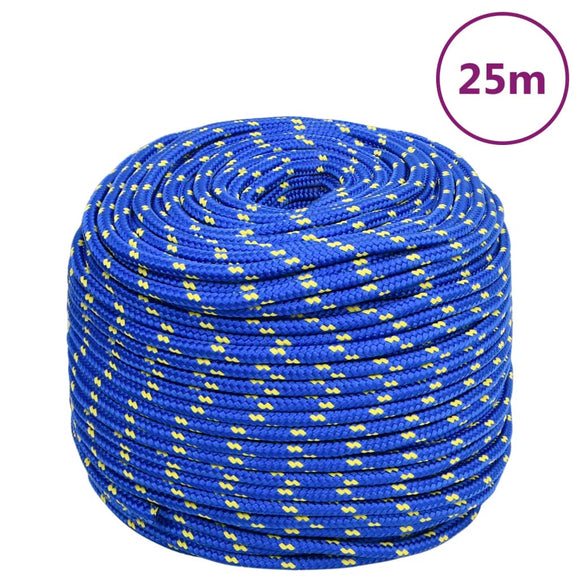 NNEVL Boat Rope Blue 8 mm 25 m Polypropylene