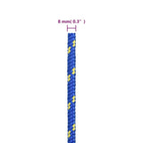 NNEVL Boat Rope Blue 8 mm 25 m Polypropylene