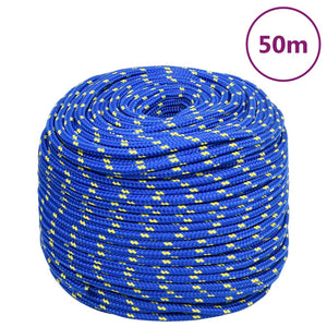 NNEVL Boat Rope Blue 8 mm 50 m Polypropylene