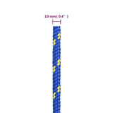 NNEVL Boat Rope Blue 10 mm 100 m Polypropylene
