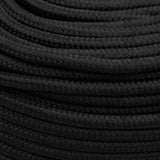 NNEVL Boat Rope Full Black 8 mm 50 m Polypropylene