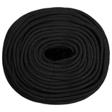 NNEVL Boat Rope Full Black 10 mm 50 m Polypropylene