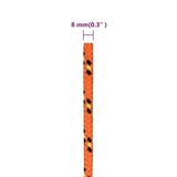 NNEVL Boat Rope Orange 8 mm 50 m Polypropylene