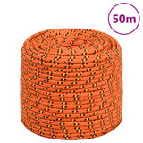NNEVL Boat Rope Orange 10 mm 50 m Polypropylene