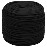NNEVL Work Rope Black 8 mm 100 m Polyester