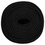 NNEVL Work Rope Black 8 mm 100 m Polyester