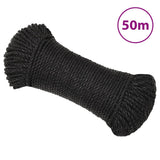 NNEVL Work Rope Black 6 mm 50 m Polypropylene